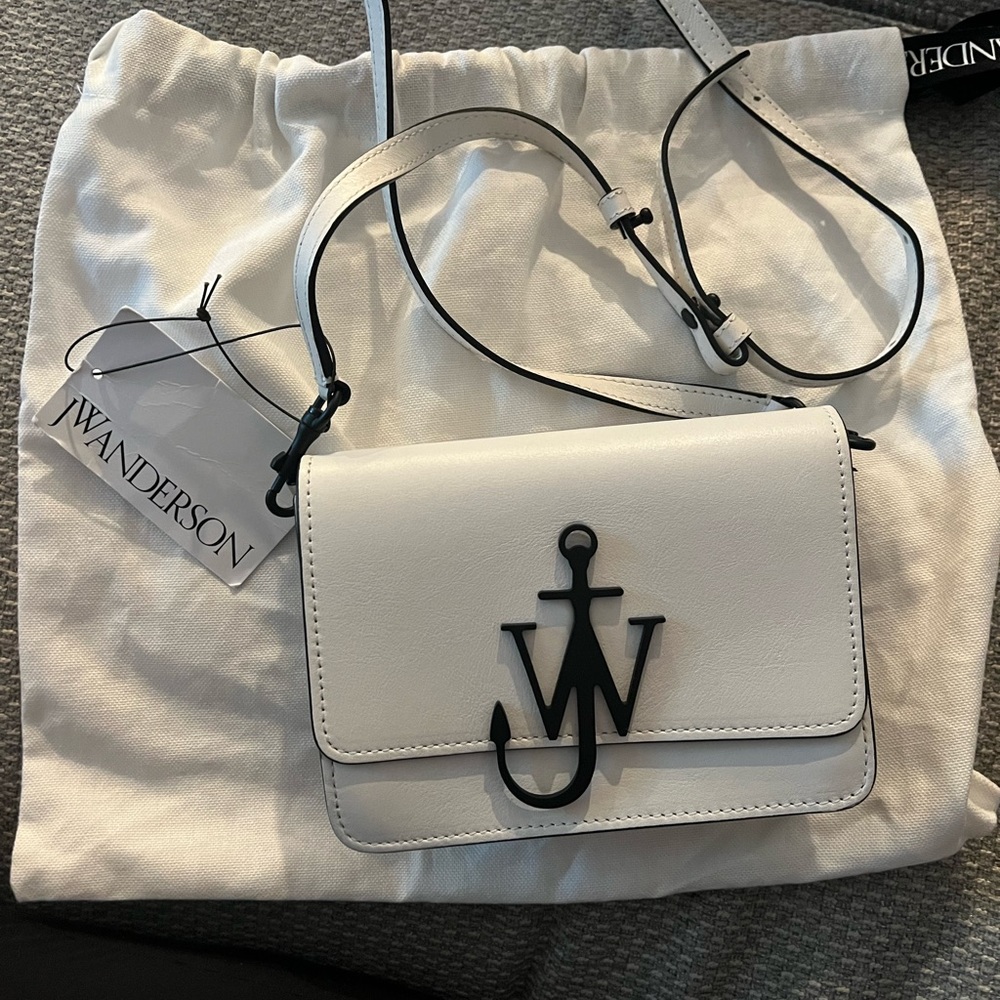 JW Anderson Logo Leather Crossbody Bag